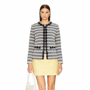 Weekend Max Mara Pagode Jacket tweed Textured Cotton Blend